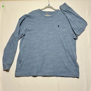 Polo Ralph‎ Lauren Heather Blue Long Sleeve Tee Size XXL Excellent
